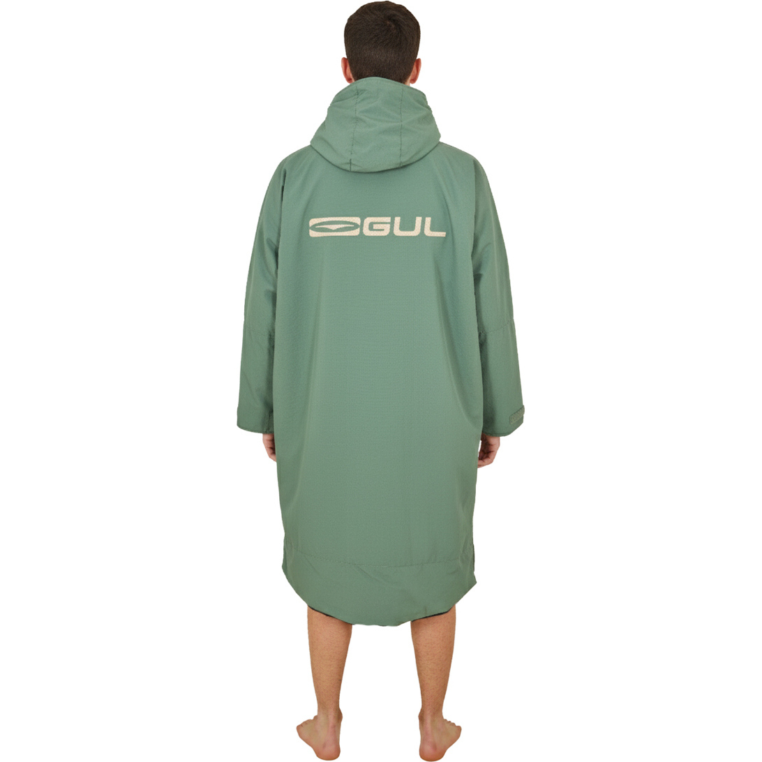 2025 Gul Revorobe Long Sleeve Changing Robe AC0135-C6 - Green / Taupe